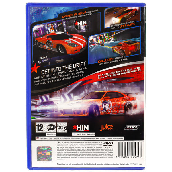 Juiced 2: Hot Import Nights - PS2 spill - Retrospillkongen