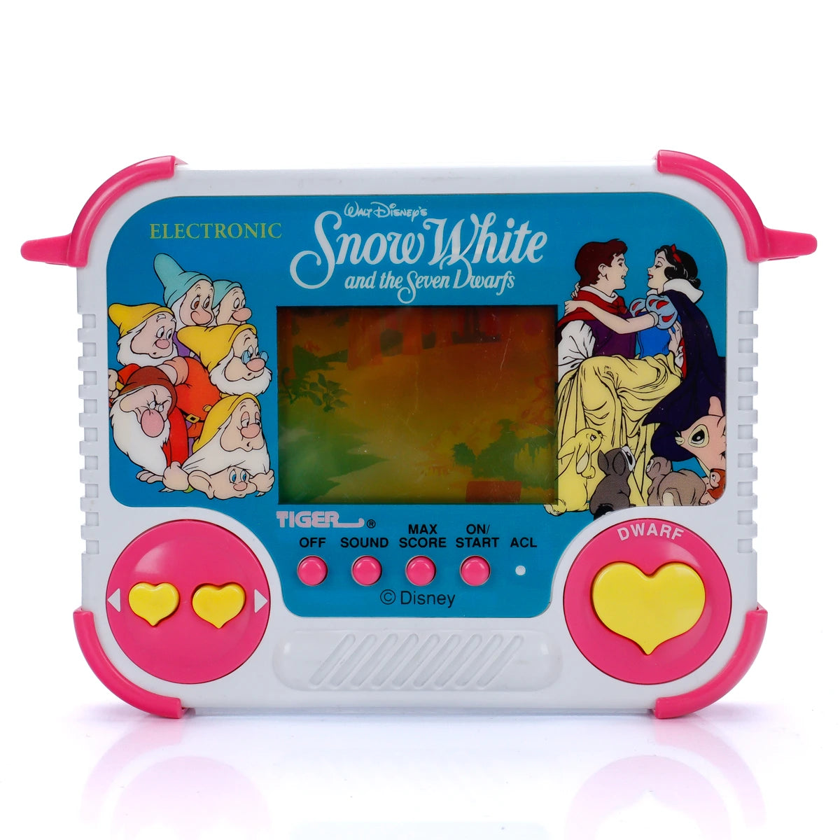 Snow White And The Seven Dwarfs Håndholdt LCD Spill Konsoll - Retrospillkongen