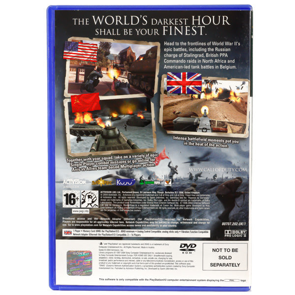 Call of Duty: Finest Hour - PS2 spill - Retrospillkongen