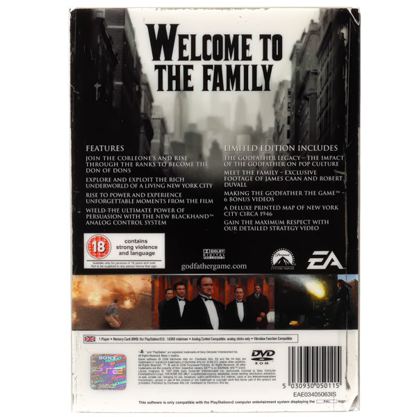 The Godfather Steelbook - PS2 spill (Limited Edition) - Retrospillkongen
