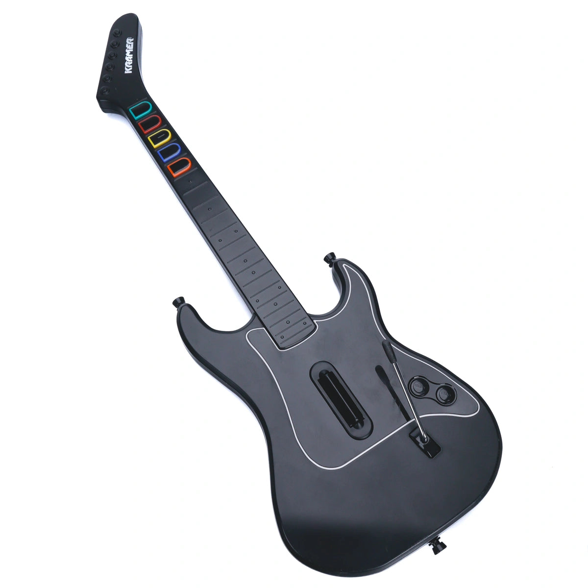 RedOctane Guitar Hero Kramer Striker Gitar med Dongel  - PS2 - Retrospillkongen