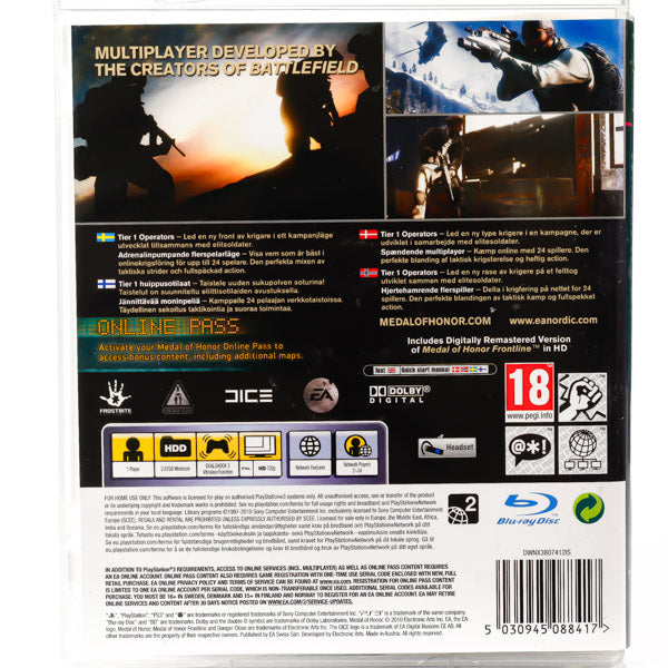 Medal of Honor - PS3 spill - Retrospillkongen