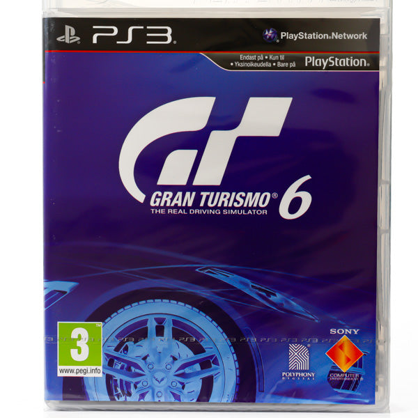Gran Turismo 6 - PS3 spill  (Forseglet)
