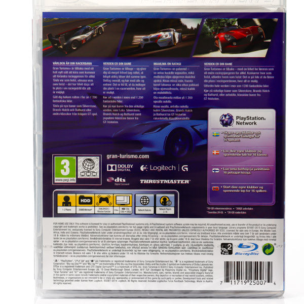 Gran Turismo 6 - PS3 spill  (Forseglet)