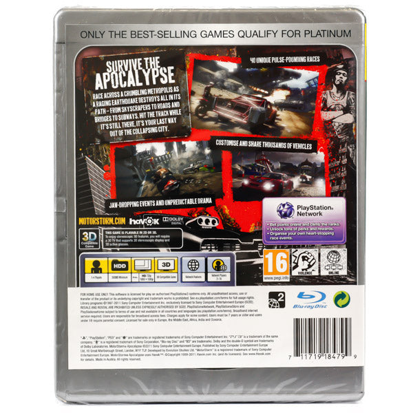 MotorStorm: Apocalypse - PS3 spill  (Forseglet)