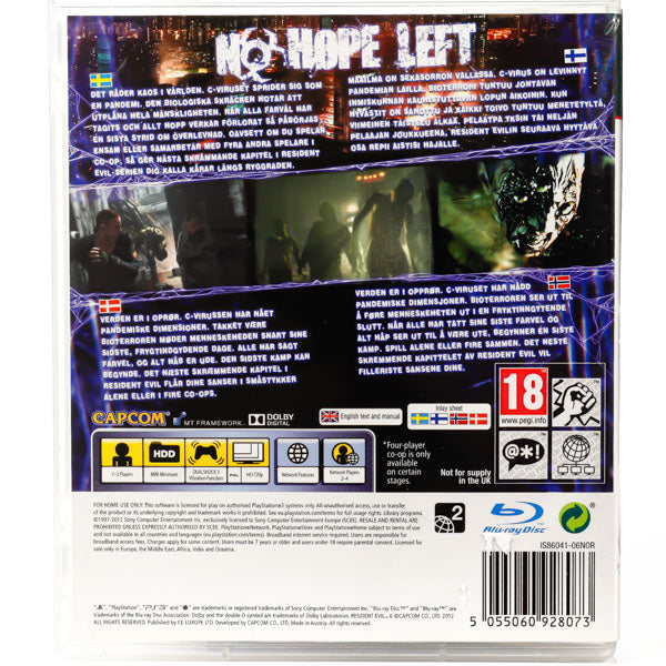 Resident Evil 6 - PS3 spill - Retrospillkongen