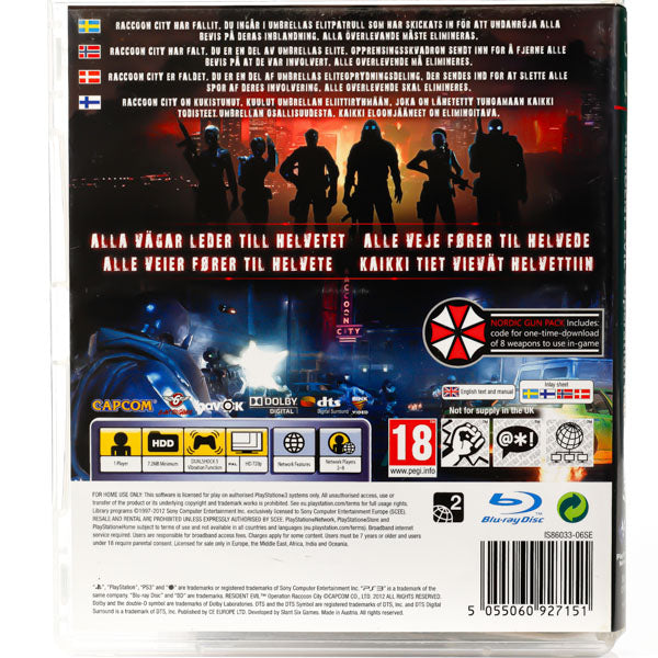 Resident Evil: Operation Raccoon City - PS3 spill - Retrospillkongen