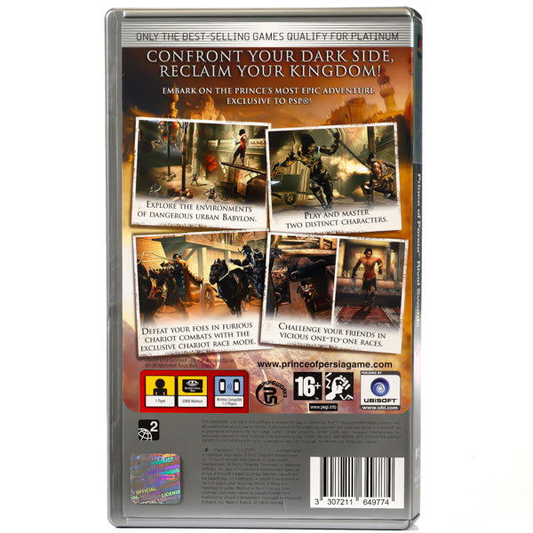 Prince of Persia: Rival Swords - PSP spill - Retrospillkongen