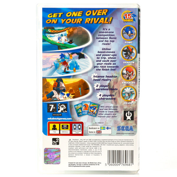 Sonic Rivals - PSP spill - Retrospillkongen