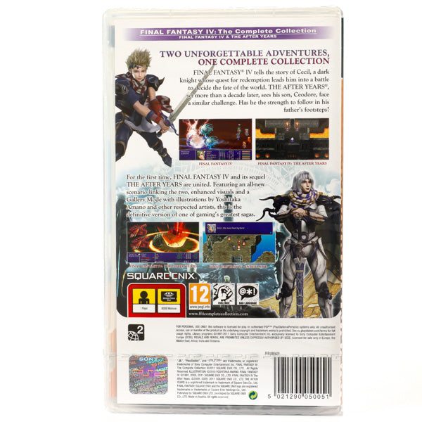 Final Fantasy IV: The Complete Collection - PSP spill (Forseglet) - Retrospillkongen