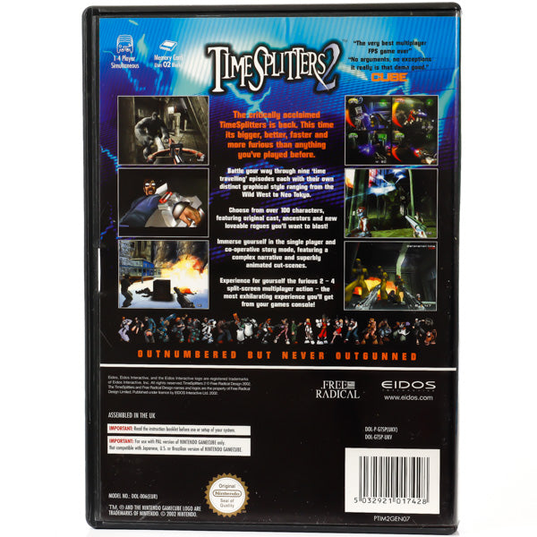TimeSplitters 2 - Gamecube spill - Retrospillkongen