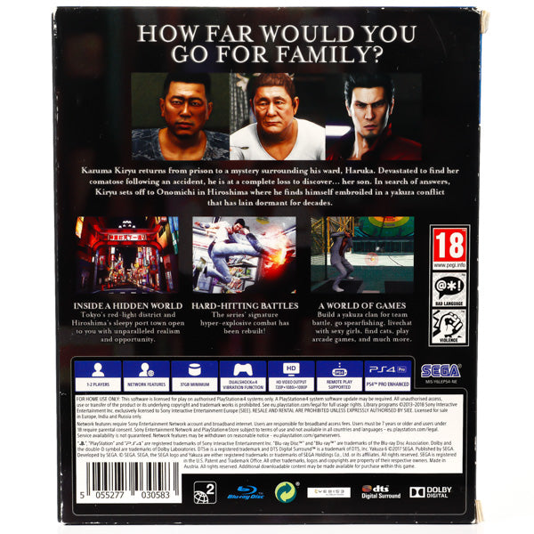 Yakuza 6: The Song of Life - PS4 spill - Retrospillkongen