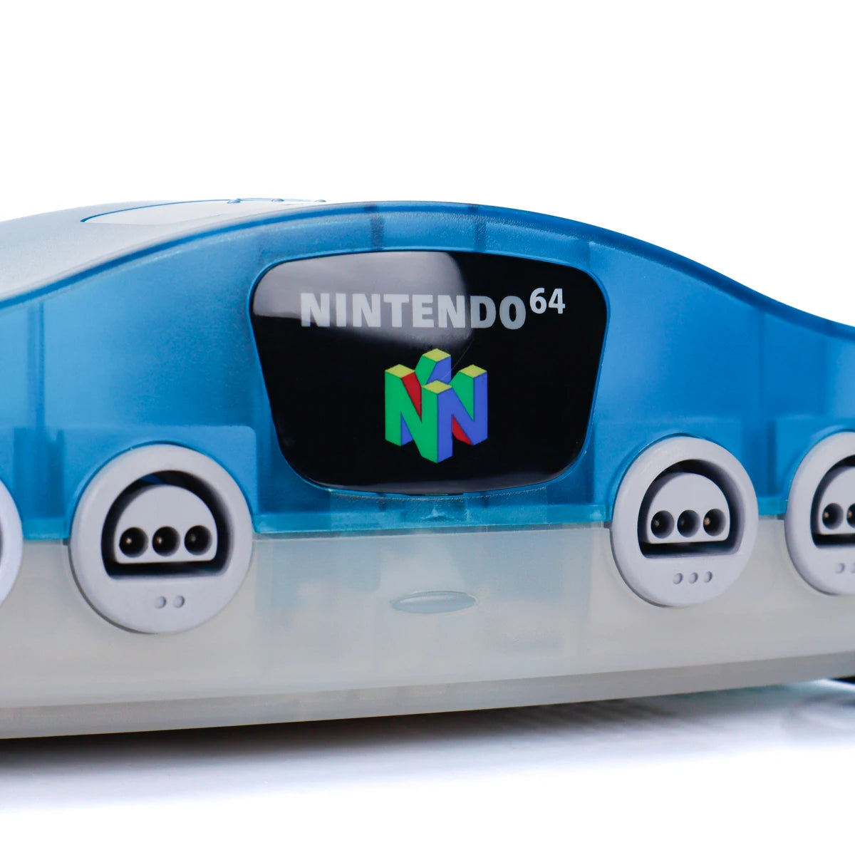 Nintendo 64 Clear Blue - Kun Konsoll - Retrospillkongen
