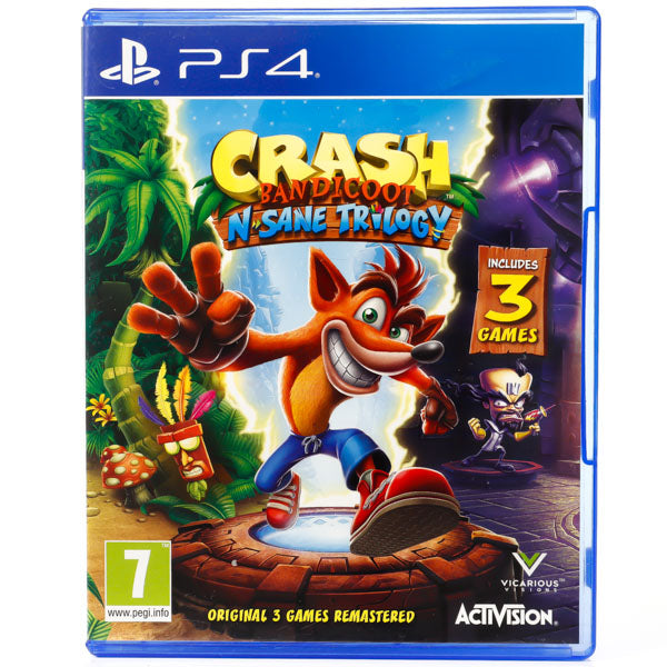 Crash Bandicoot: N. Sane Trilogy - PS4 spill - Retrospillkongen