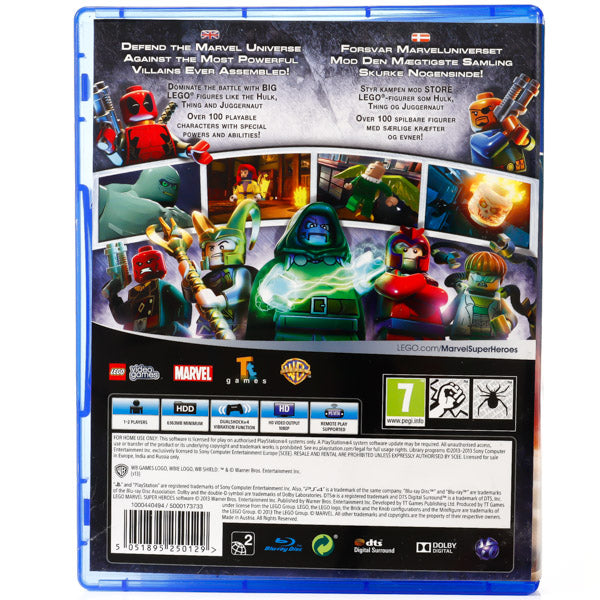 LEGO Marvel Super Heroes - PS4 spill - Retrospillkongen