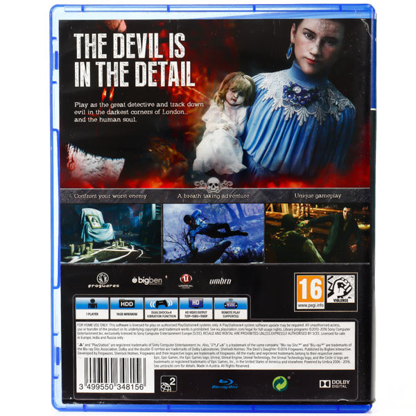 Sherlock Holmes: The Devil's Daughter - PS4 spill - Retrospillkongen