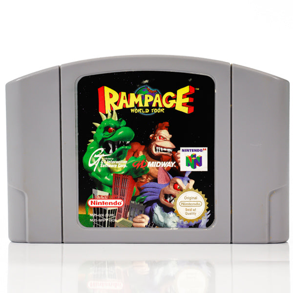 Rampage World Tour - N64 spill - Retrospillkongen