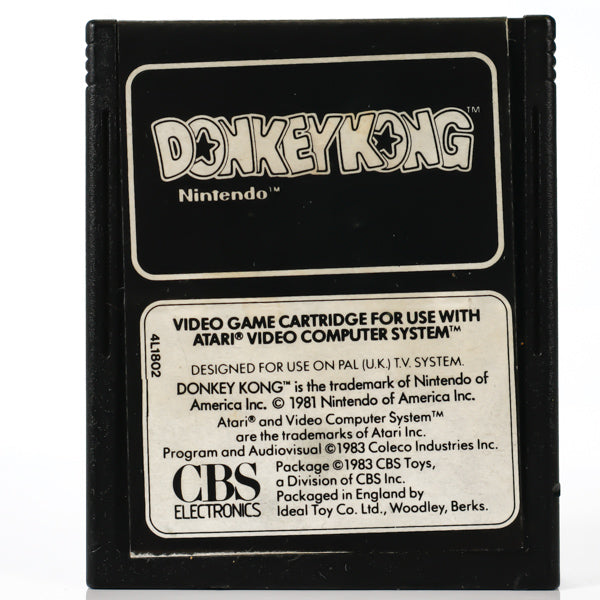 Donkey Kong - Atari 2600 spill - Retrospillkongen