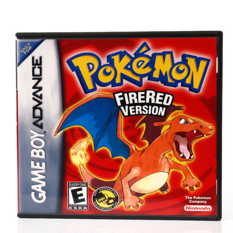 Pokémon FireRed Version (NTSC, Regionsfri) - GBA spill (Fanmade cover) - Retrospillkongen
