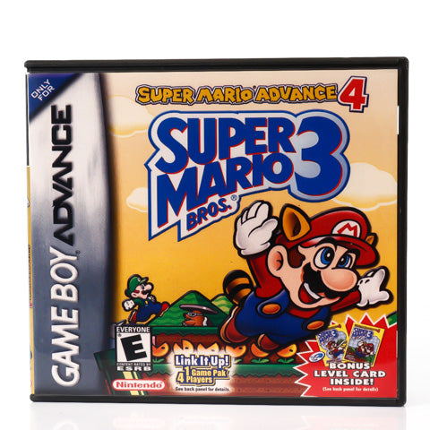 Super Mario Advance 4: Super Mario Bros. 3 - GBA spill (Fanmade cover)