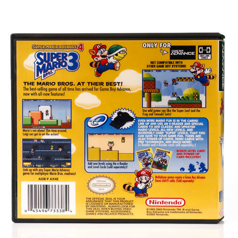 Super Mario Advance 4: Super Mario Bros. 3 - GBA spill (Fanmade cover)