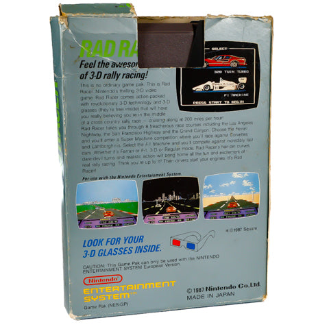 Rad Racer - NES spill (Komplett i eske)