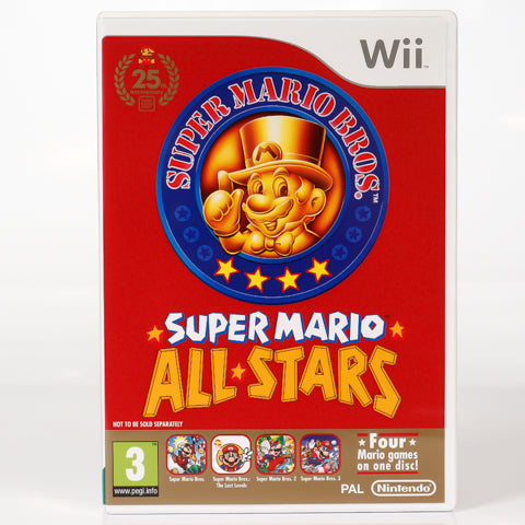 Super Mario All Starts 25th Anniversary Edition - Nintendo Wii spill (Komplett i eske) - Retrospillkongen