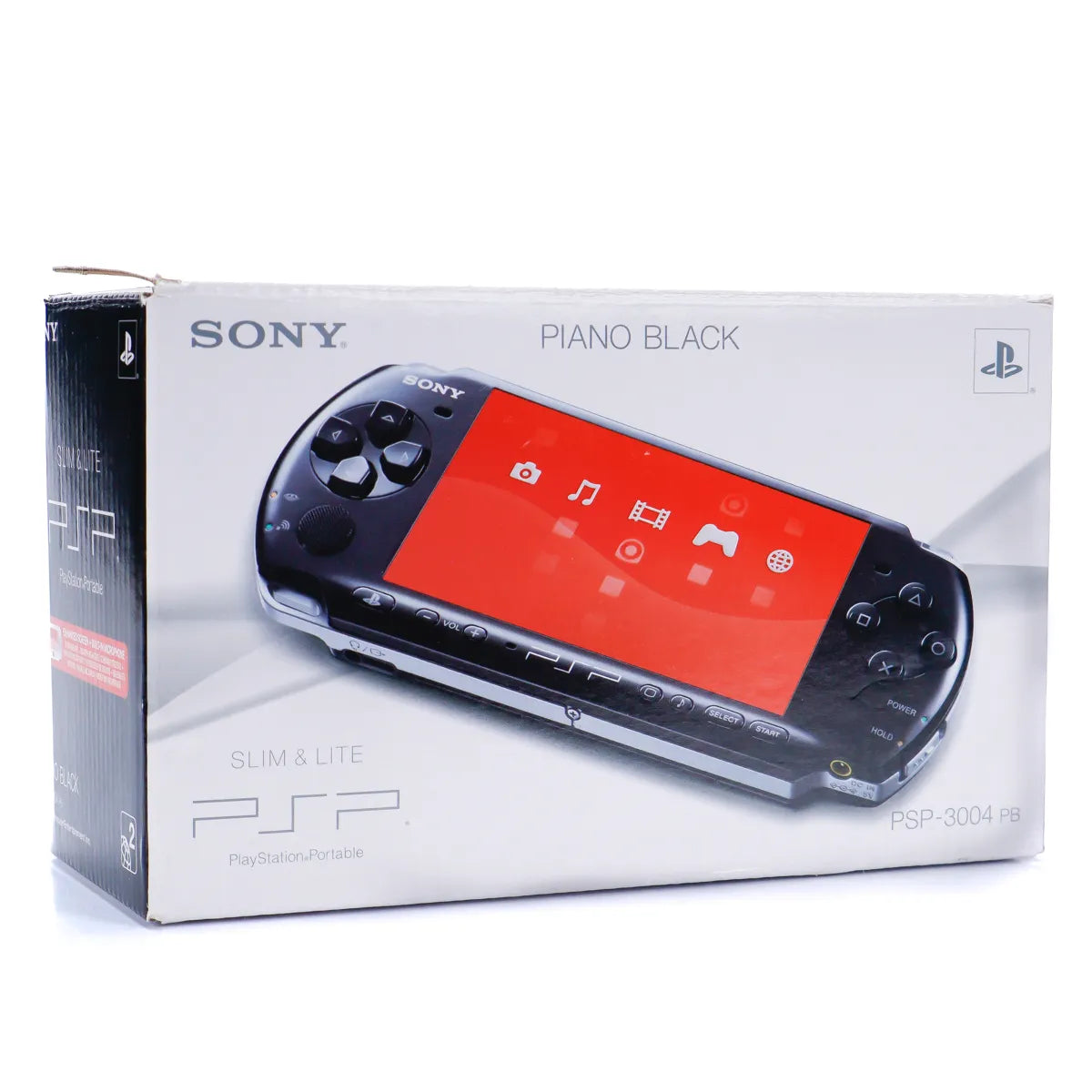 Sony PSP 3000 Håndholdt Konsoll Pakke Piano Black i Eske - Retrospillkongen