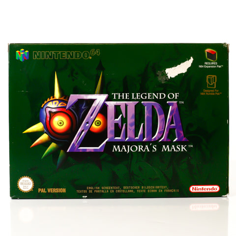 Legend of Zelda Majoras Mask - N64 spill (Komplett i eske)