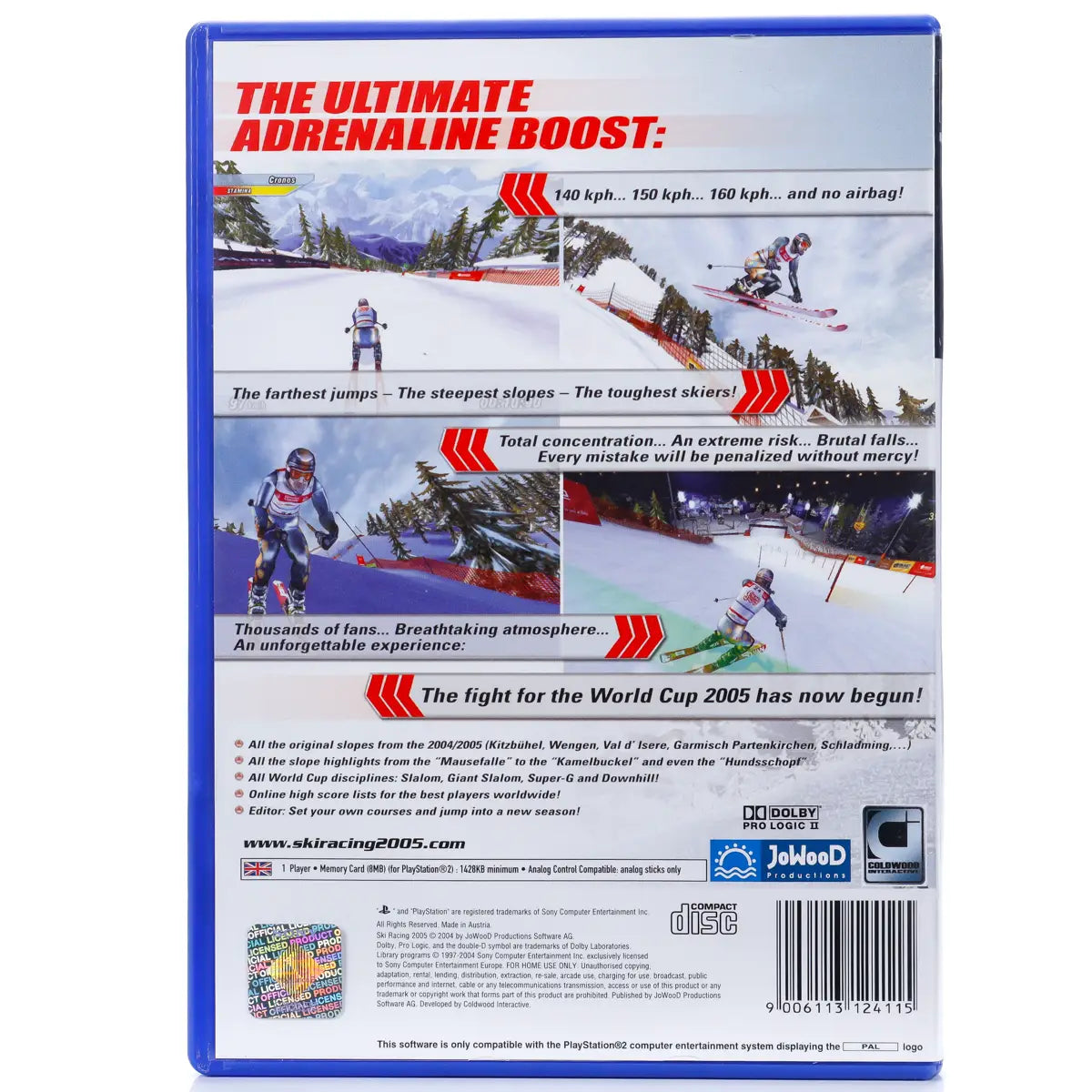 Ski Racing 2005: Featuring Hermann Maier - PS2 Spill - Retrospillkongen