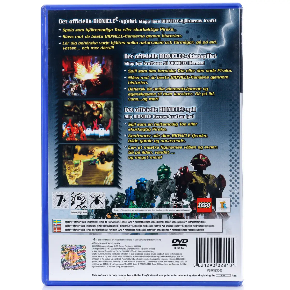 Bionicle Heroes - PS2 Spill - Retrospillkongen