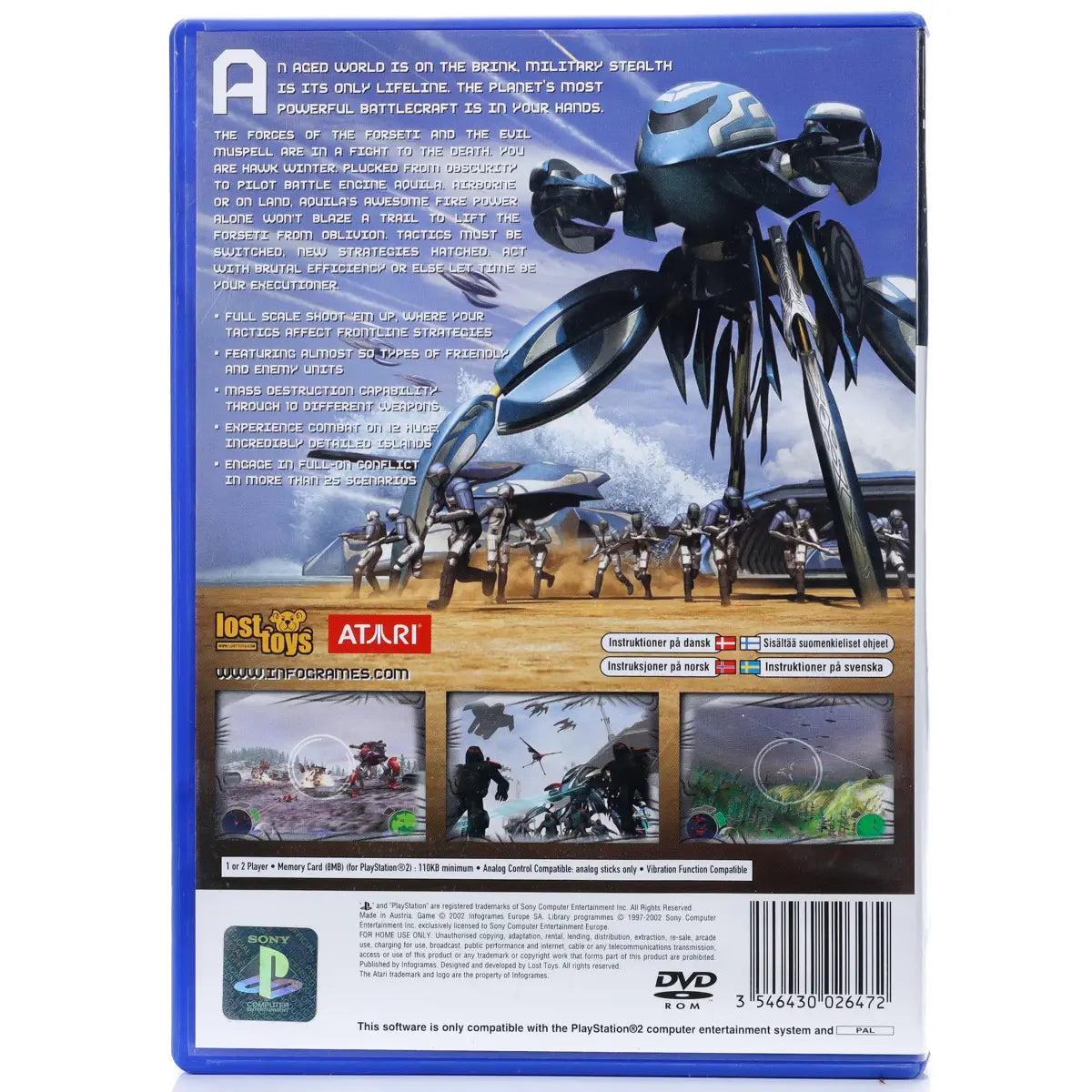 Battle Engine Aquila - PS2 Spill - Retrospillkongen