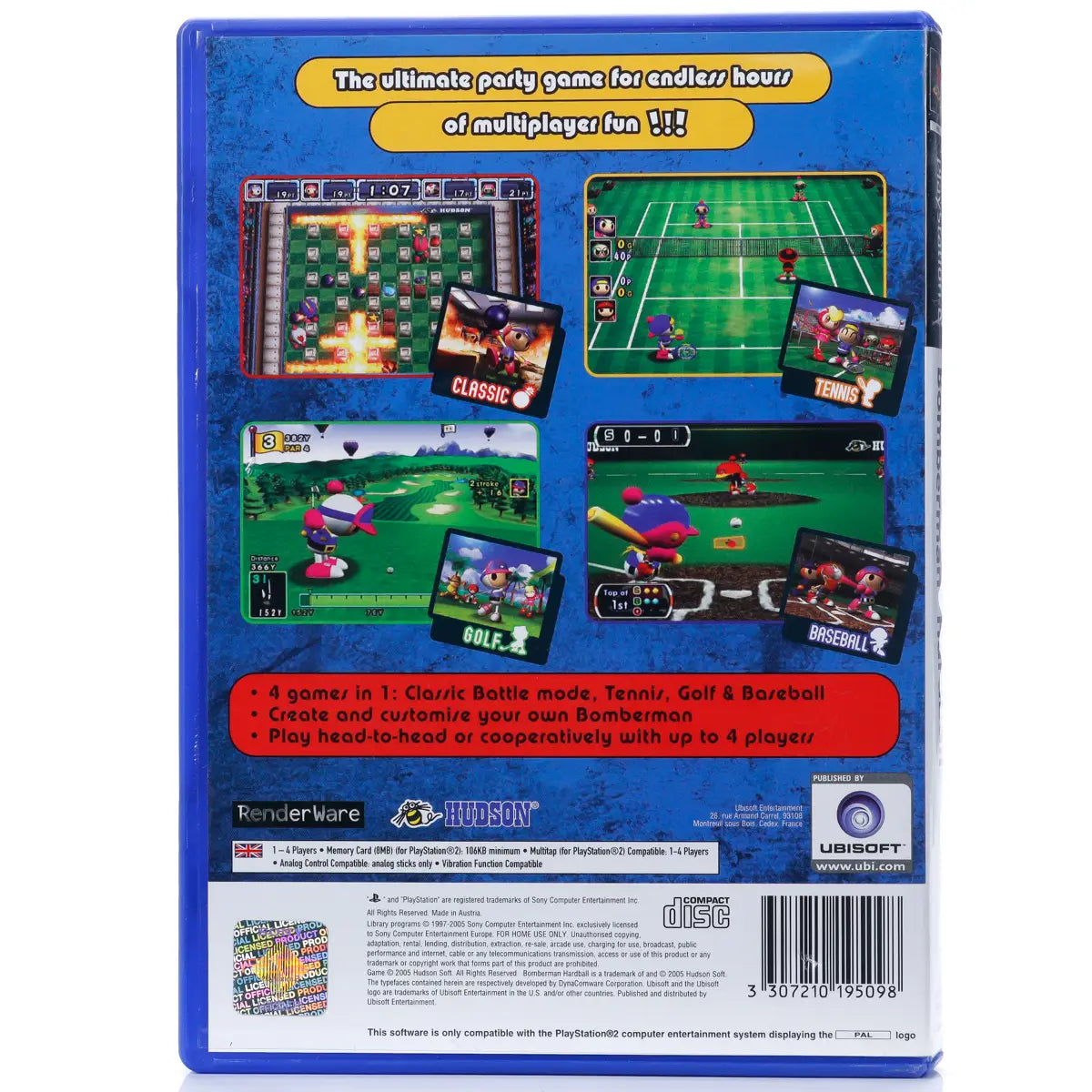Bomberman Hardball - PS2 Spill - Retrospillkongen