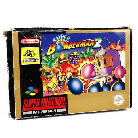Super Bomberman 2 - SNES spill (I Eske) - Retrospillkongen