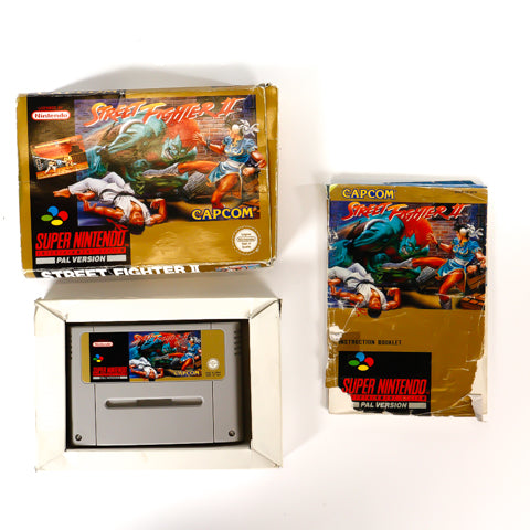 Street Fighter II - SNES spill (I Eske) - Retrospillkongen