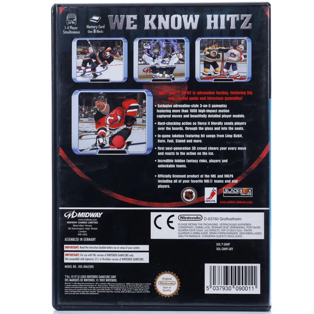 NHL Hitz 20-02 - Gamecube Spill - Retrospillkongen