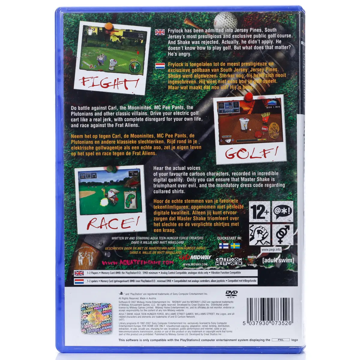 Aqua Teen Hunger Force: Zombie Ninja Pro-Am - PS2 Spill - Retrospillkongen