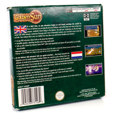 Golden Sun - GBA spill (I eske) - Retrospillkongen