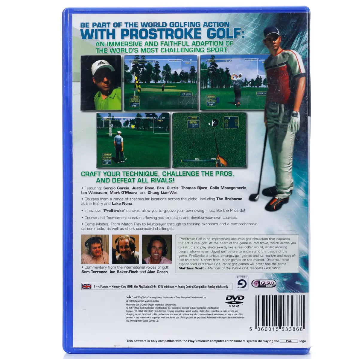 ProStroke Golf: World Tour 2007 - PS2 spill - Retrospillkongen