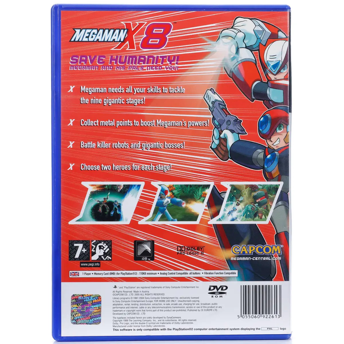 Mega Man X8 - PS2 spill - Retrospillkongen