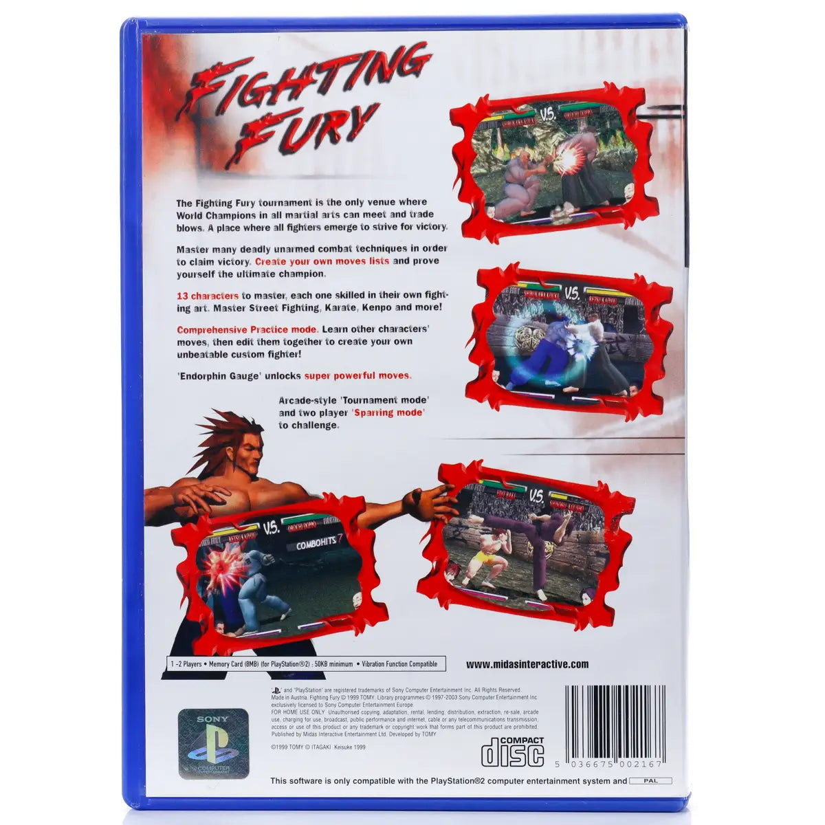 Fighting Fury - PS2 spill - Retrospillkongen