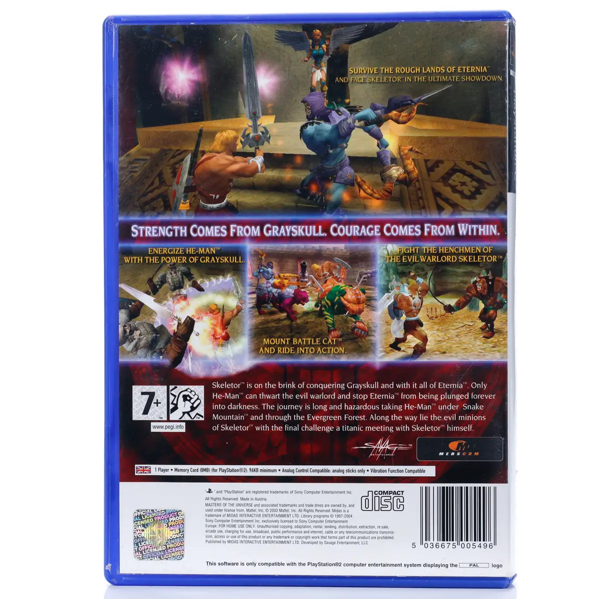 Masters of the Universe: He-Man - Defender of Grayskull - PS2 spill - Retrospillkongen