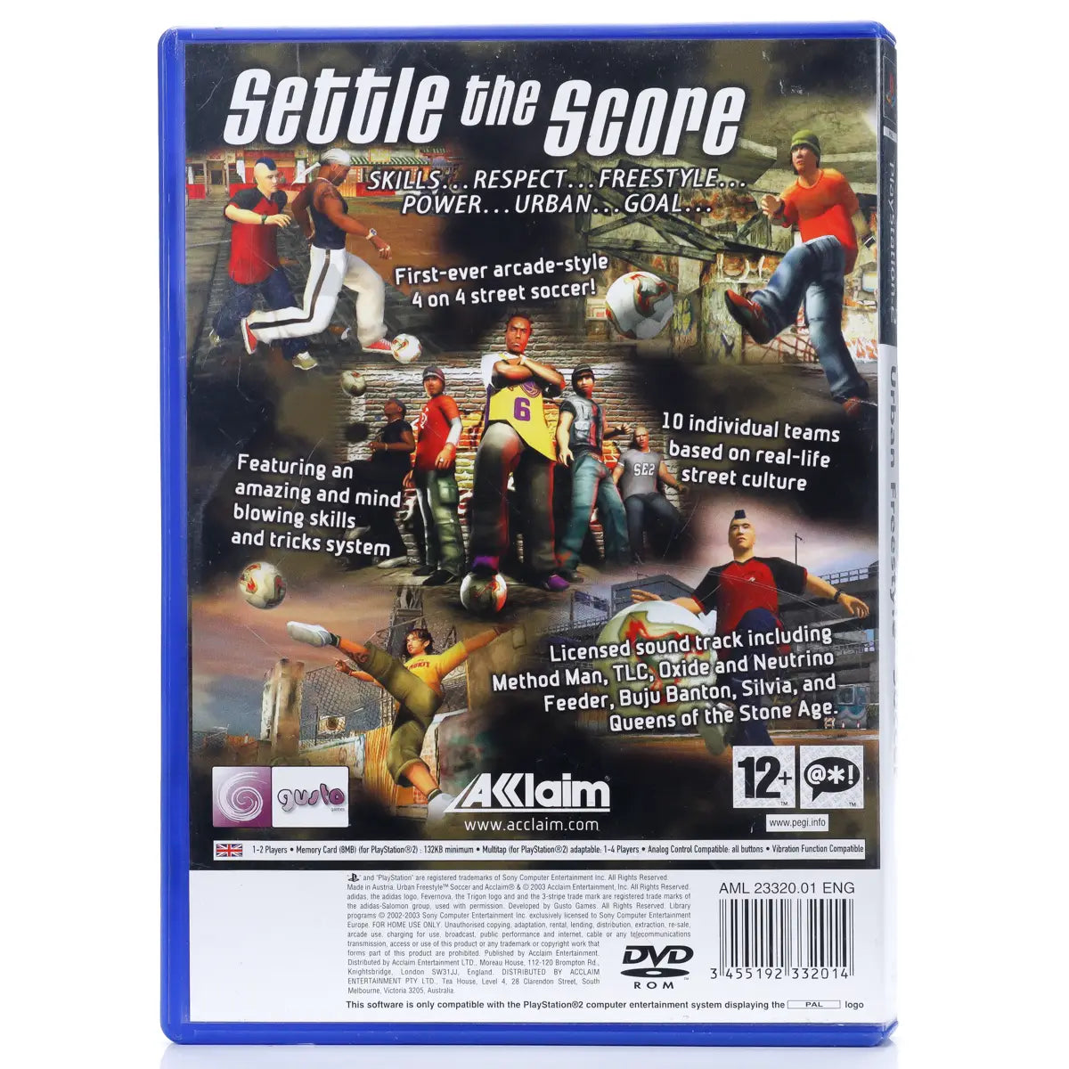 Urban Freestyle Soccer - PS2 spill - Retrospillkongen