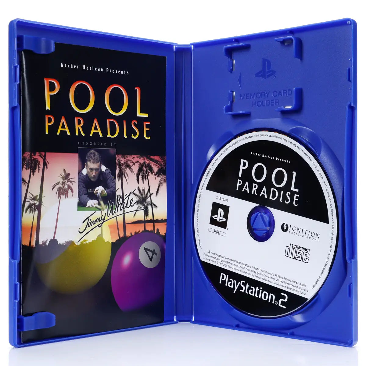 Archer Maclean Presents Pool Paradise - PS2 spill - Retrospillkongen