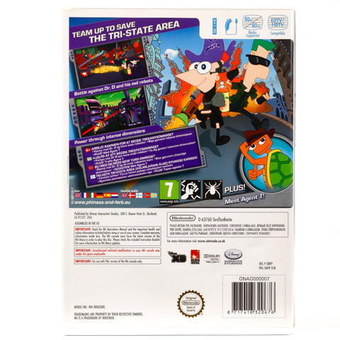 Phineas and Ferb: Across the 2nd Dimension - Wii spill - Retrospillkongen