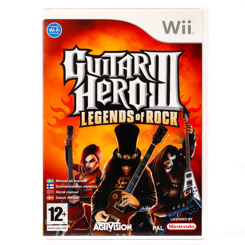 Guitar Hero III: Legends of Rock - Wii spill - Retrospillkongen