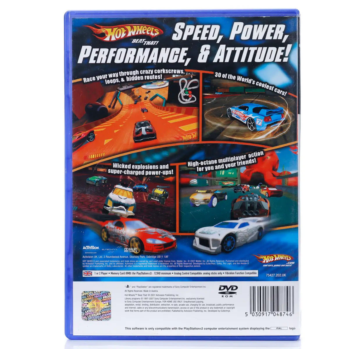 Hot Wheels: Beat That! - PS2 spill - Retrospillkongen