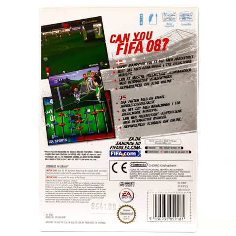 FIFA 08 - Wii spill - Retrospillkongen