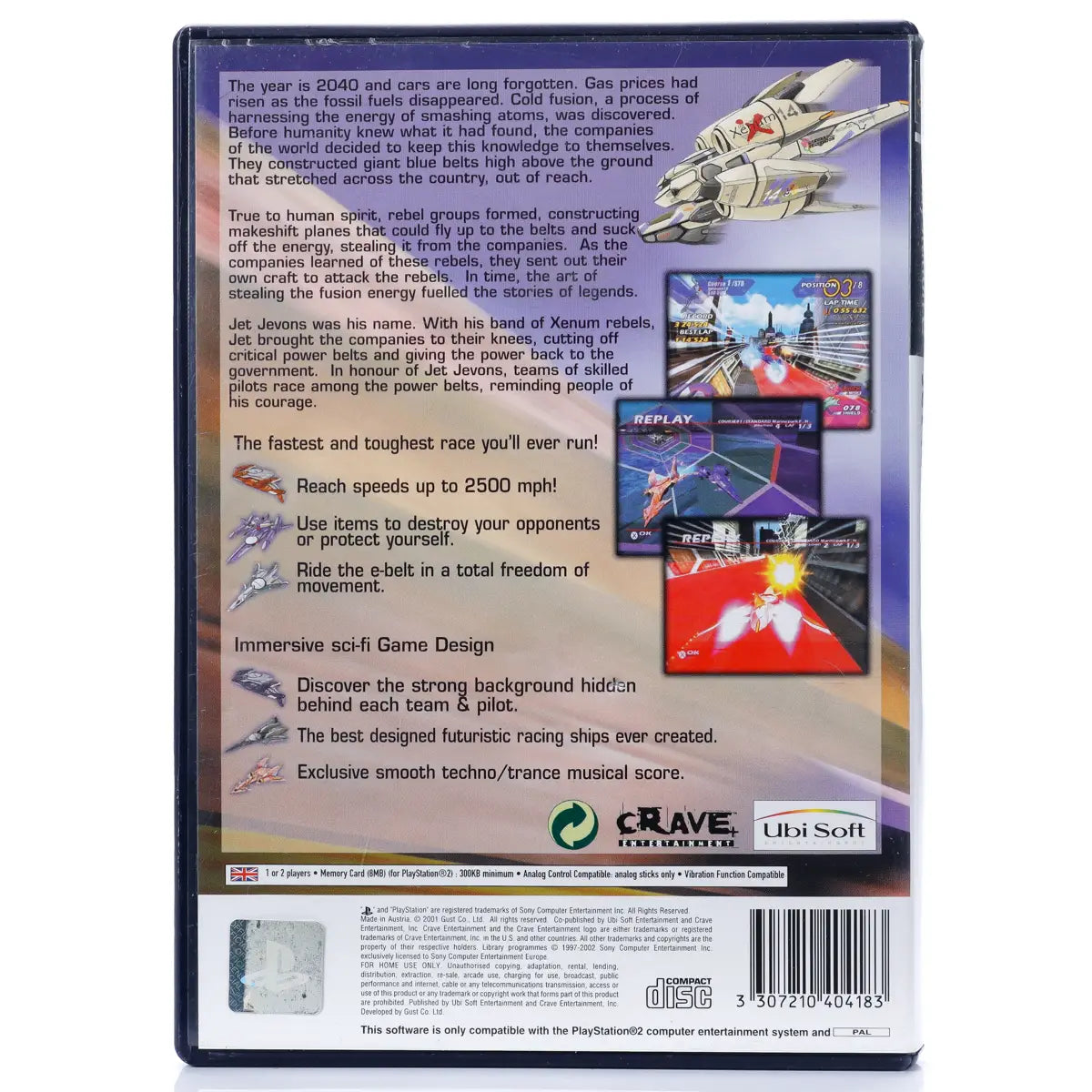 Jet Ion GP - PS2 spill - Retrospillkongen