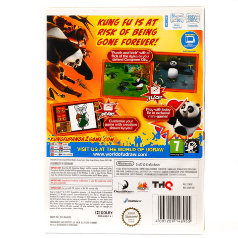 uDraw DreamWorks Kung Fu Panda 2 - Wii spill - Retrospillkongen
